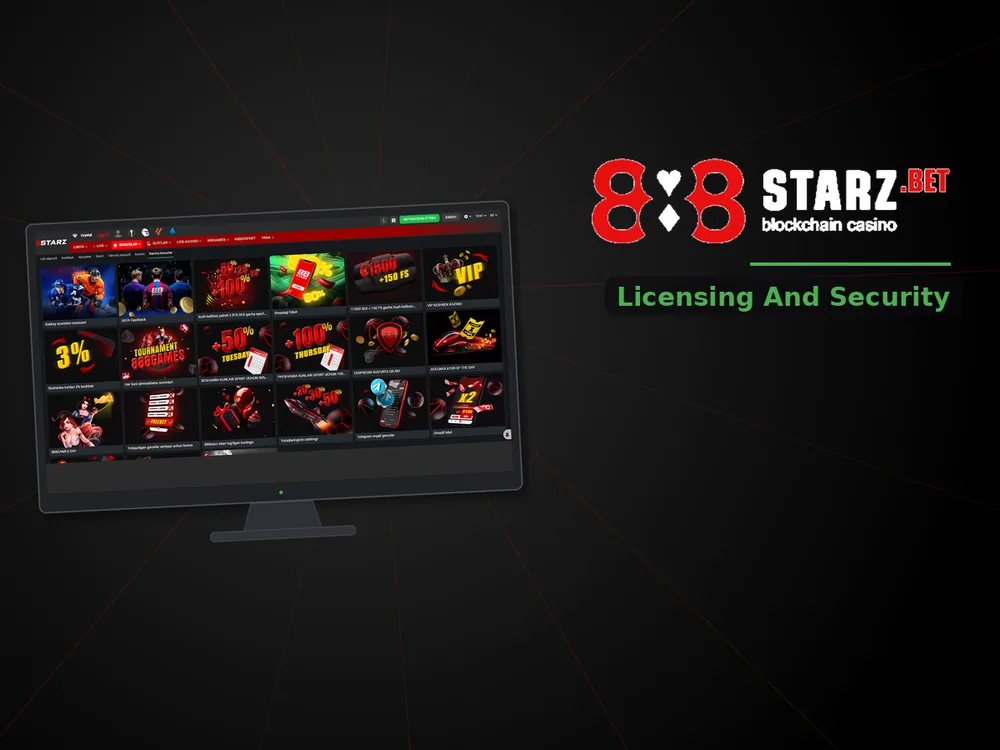 888Starz Casino - Licensing And Security