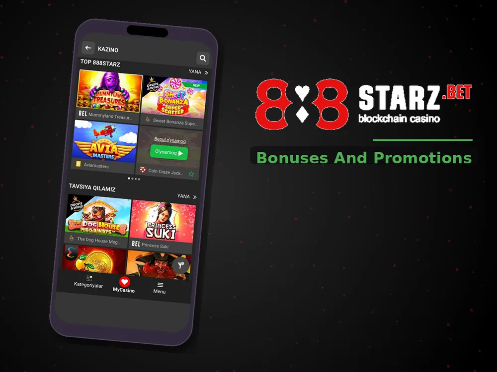 888Starz Casino - Bonuses And Promotions