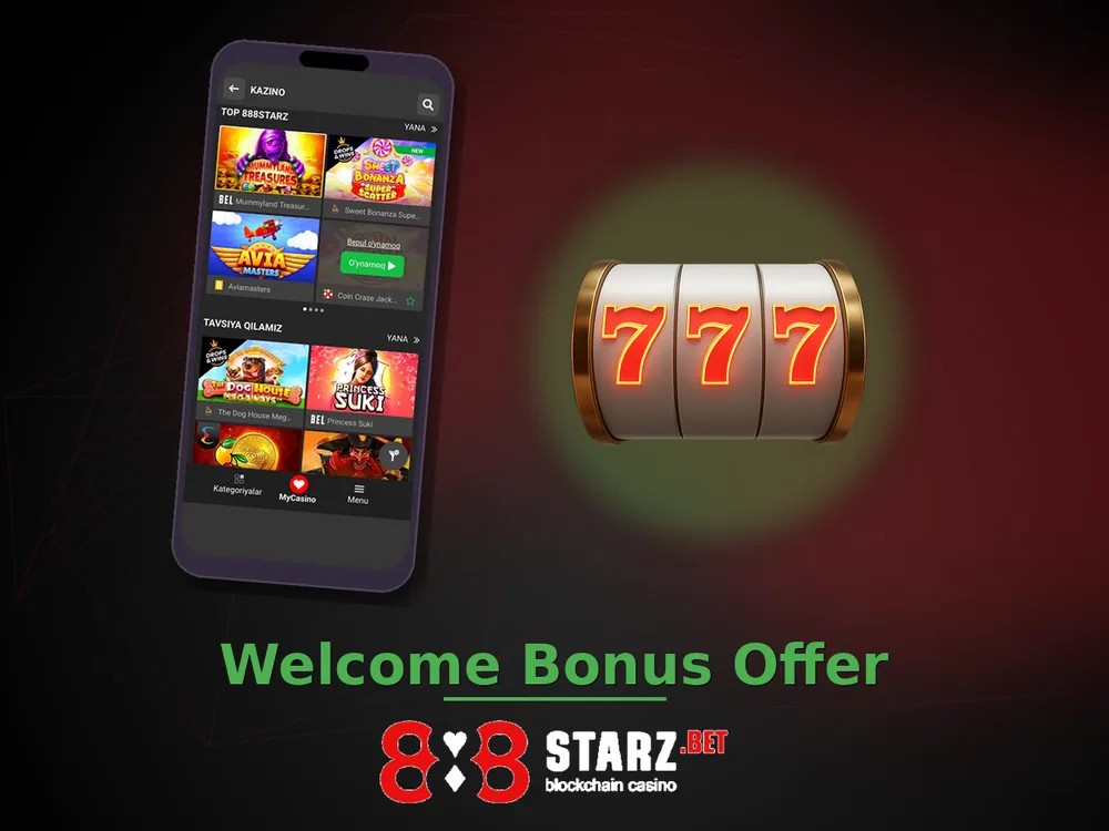 888Starz Casino - Welcome Bonus Offer
