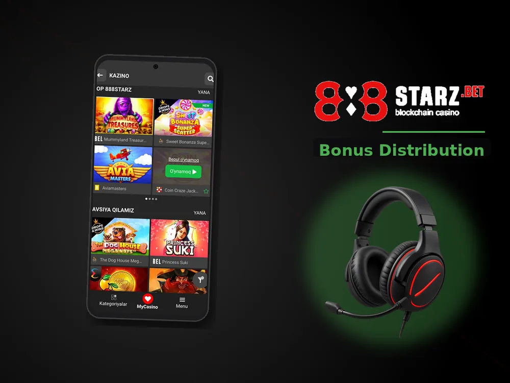 888Starz Casino - Bonus Distribution
