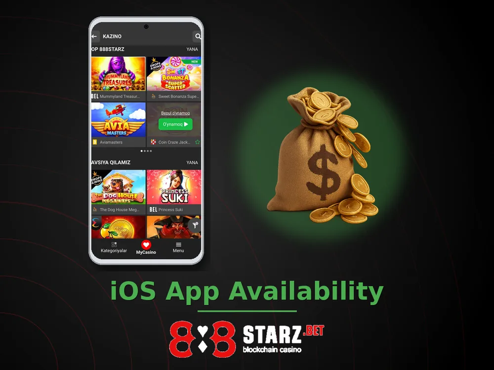 888Starz Casino - iOS App Availability