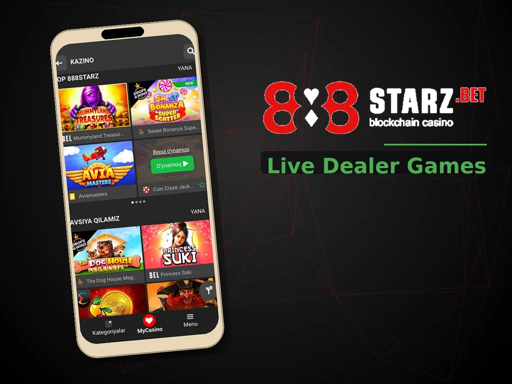 888Starz Casino - Live Dealer Games