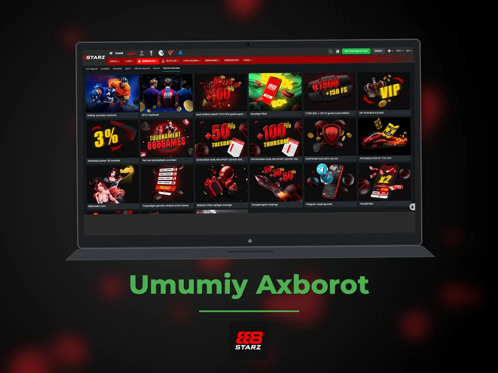888Starz Casino - Umumiy Axborot