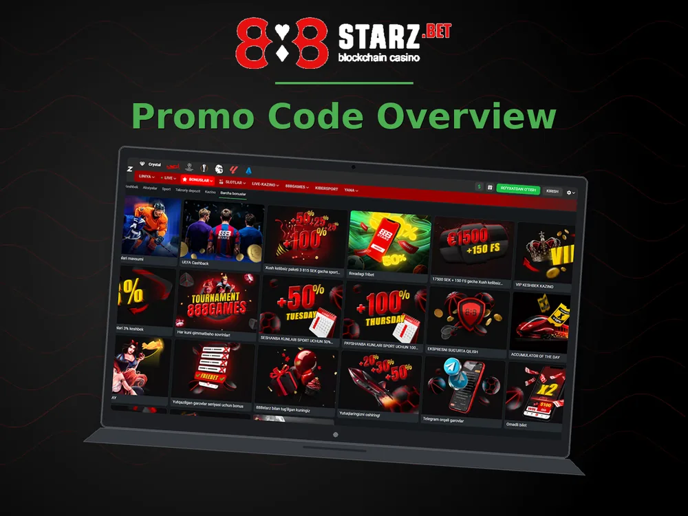888Starz Casino - Promo Code Overview