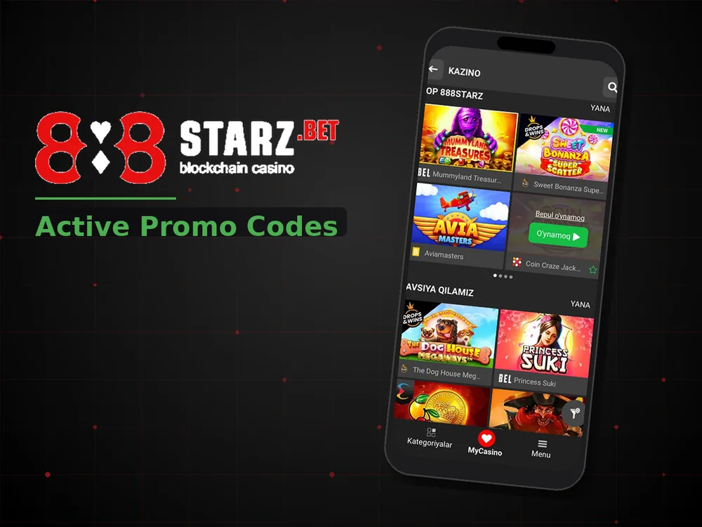 888Starz Casino - Active Promo Codes