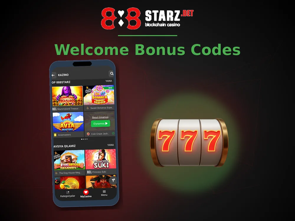 888Starz Casino - Welcome Bonus Codes