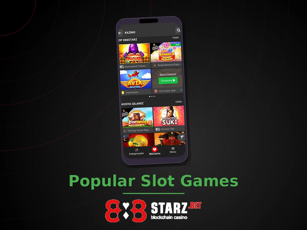 888Starz Casino - Popular Slot Games