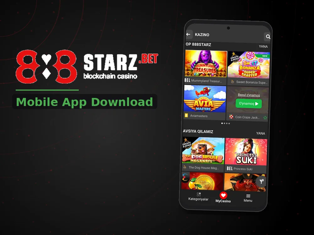888Starz Casino - Mobile App Download